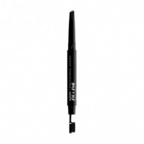 NYX Professional Makeup Fill&Fluff Eyebrow Pomade Pencil Kulmupliiats harjaga 0.2g