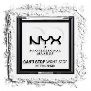 NYX Professional Makeup Can't Stop Won't Stop Mattifying Powder Kompaktinė pudra suteikianti matinį efektą 6g