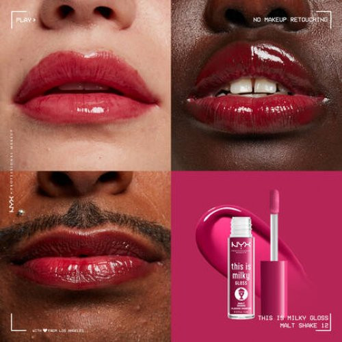 NYX Professional Makeup This Is Milky Gloss Lūpų blizgesys 4ml