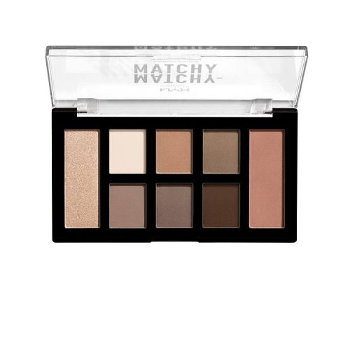 NYX Professional Makeup Matchy Matchy Monochromatic Palette Akių šešėlių paletė Taupe