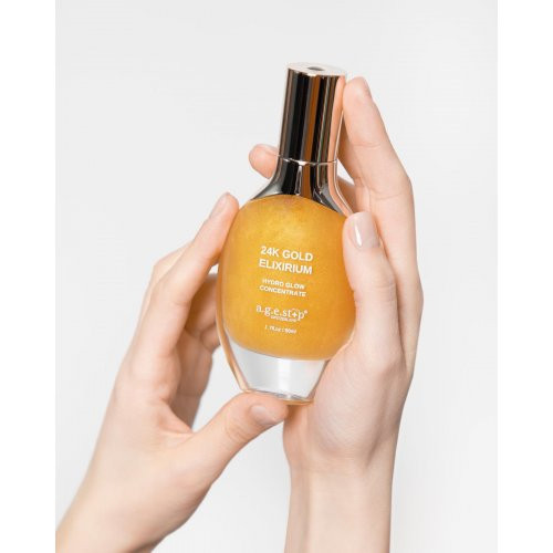 Age-Stop Elixirium 24K Gold Hydro Active Luxury Drėkinamasis aliejų eliksyras veidui 50ml