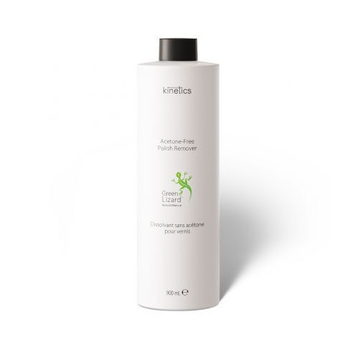 Kinetics Nail Polish Remover Green Lizard with Apricot Scent Beacetonis nagų lako nuemėjas 225ml