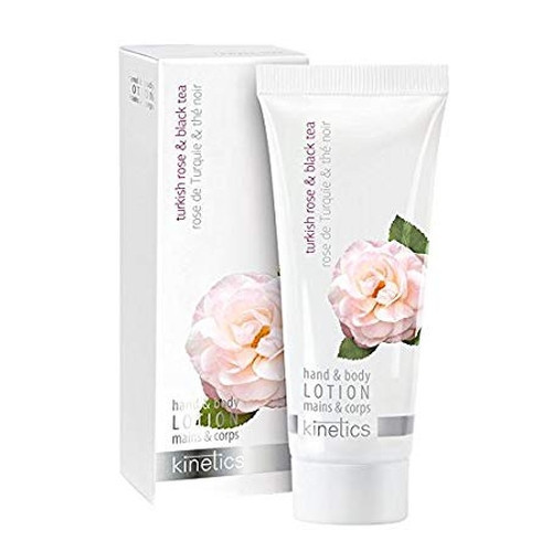 Kinetics Hand & Body Lotion Parfumuotas Losjonas Rankoms Ir Kūnui Su Turkiškomis Rožėmis Ir Juodąja Arbata 40ml