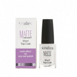 Kinetics Matte One Night Matt Top Coat Viršutinė nagų lako danga 15ml