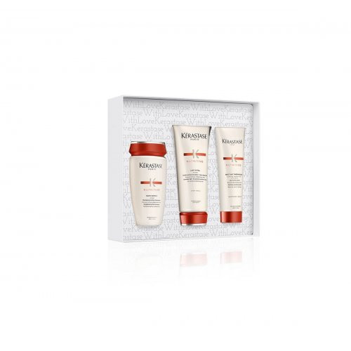 Kérastase Nutritive Holiday Gift Set Plaukų priežiūros priemonių rinkinys sausiems, normaliems plaukams Rinkinys