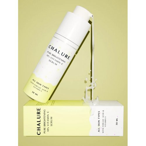 CHALURE Pure Brightening 10% Vitamin C Serum Odą skaistinantis 10% vitamino C serumas 30ml