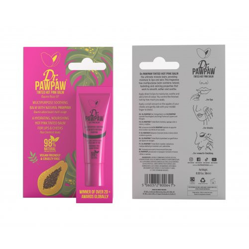 Dr.PAWPAW Tinted Hot Pink Balm Daugiafunkcis lūpų balzamas su spalva 10ml