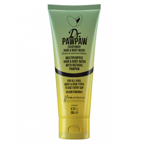 Dr.PAWPAW Everybody Hair and Body Wash Šampūnas ir kūno prausiklis viename 200ml