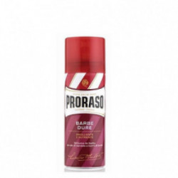 Proraso Red Barbe Dure Shaving Foam Veido odą minkštinančios skutimosi putos 300ml