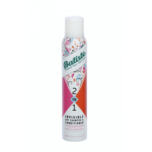 Batiste Batiste 2 in 1 Orange & Pomegranate Sausas plaukų šampūnas ir kondicionierius 200ml