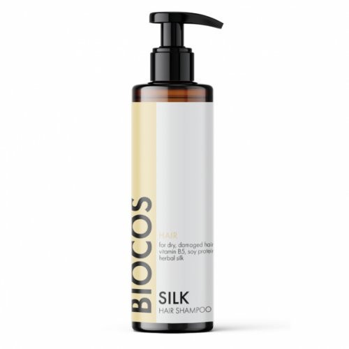BIOCOS Bio Silk Hair Shampoo Šampūnas sausiems plaukams 250ml