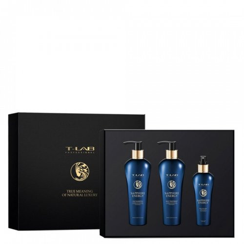 T-LAB Professional Sapphire Energy Ritual Trio Set Rinkinys plaukų stiprinimui