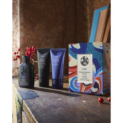 Oribe Everyday Essentials Travel Set Prabangus plaukų priežiūros rinkinys 75ml+50ml+50ml