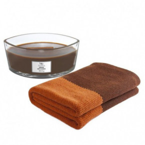 KlipShop Natural Style Pleda un Woodwick sveces komplekts Humidor 