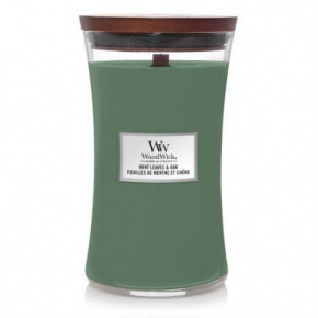 WoodWick Mint Leaves & Oak Lõhnaküünal Large Hourglass