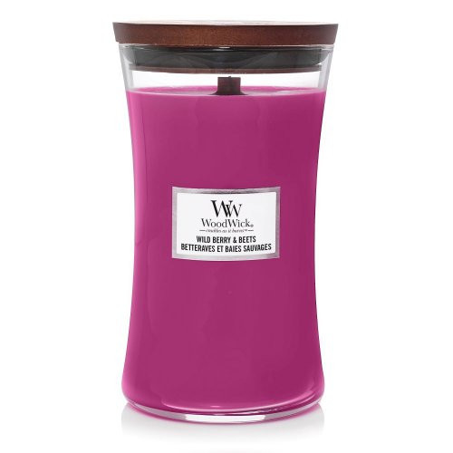 WoodWick Wild Berry & Beets Candle Žvakė Heartwick