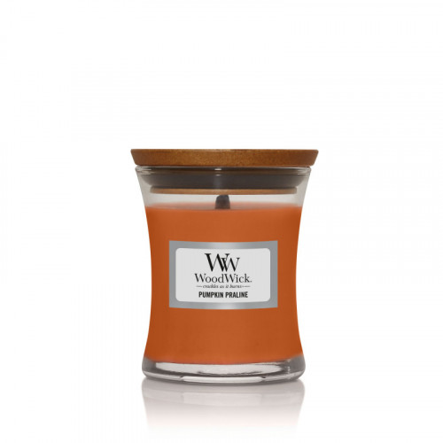 WoodWick Pumpkin Praline Candle Žvakė Heartwick