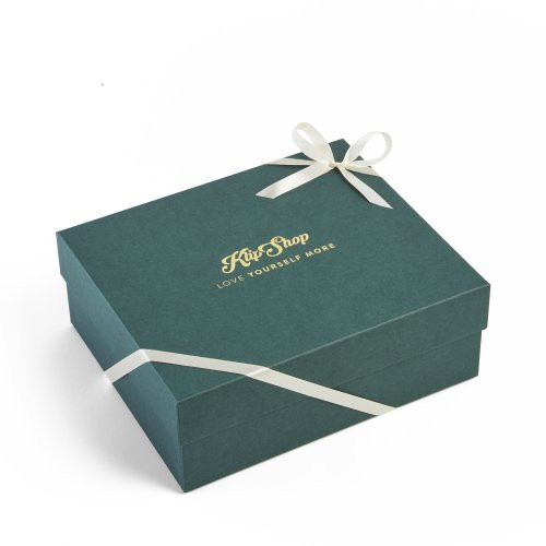 KlipShop Classic Style Šviesaus pledo ir Woodwick žvakės rinkinys dovanų dėžėje Amethyst & Amber