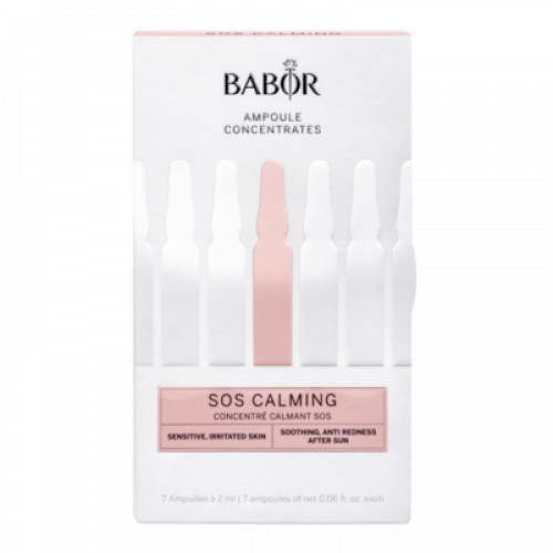 Babor SOS Calming Ampoule Concentrate Raminančios ampulės veidui 7x2ml