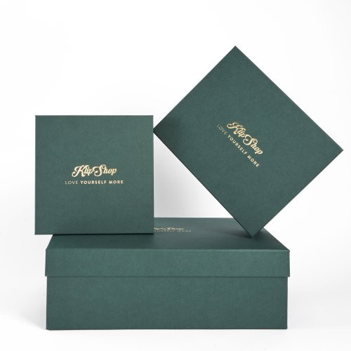 KlipShop Premium Žalia dovanų dėžutė M 