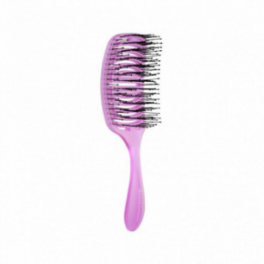 Olivia Garden iDETANGLE Pride Brush Elastīga matu suka Purple