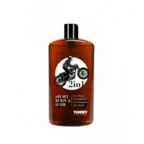 Yunsey 2in1 Sport Hair & Body Shampoo Vyriškas šampūnas ir dušo gelis viename 380ml