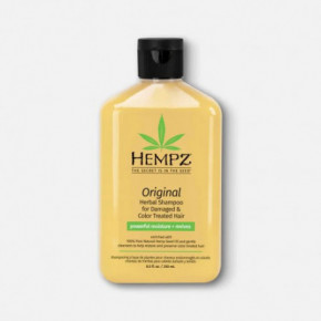 Hempz Original Shampoo For Damaged & Color Treated Hair Maitinamasis šampūnas pažeistiems ir dažytiems plaukams 250ml