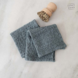 Linen Tales Linen Dishcloth Set of 2 Lininių virtuvės šluosčių rinkinys Cafe Creme