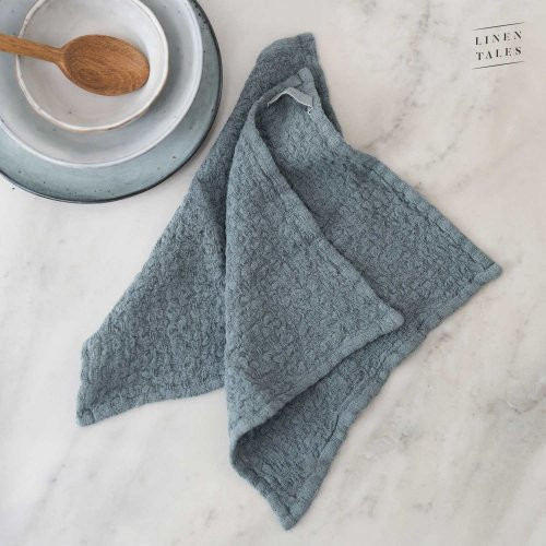 Linen Tales Linen Dishcloth Set of 2 Lininių virtuvės šluosčių rinkinys Cafe Creme