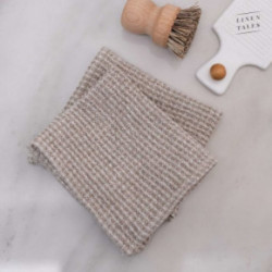 Linen Tales Linen Dishcloth Set of 2 Lininių virtuvės šluosčių rinkinys Cafe Creme