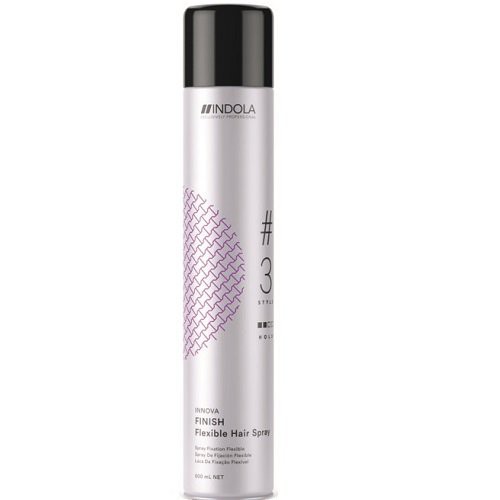 Indola Flexible Finish Lanksčios fiksacijos plaukų lakas 500ml