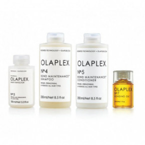 KlipShop Olaplex Wash and Restore Haircare Set with Oil Juuksehoolduse komplekt