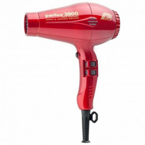 Parlux 3800 Eco Ceramic Ionic Hairdryer Föön Punane