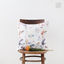 Linen Tales Linen Cushion Cover Lininis pagalvėlės užvalkalas Martini Olive