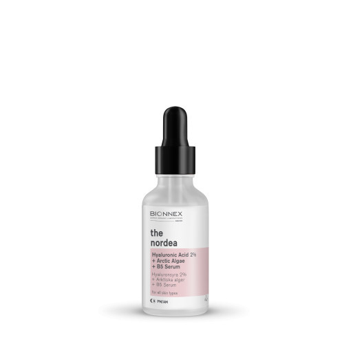 Bionnex The Nordea Hyaluronic Acid 2% + Arctic Algae + B5 Serum Drėkinamasis odos serumas 30ml