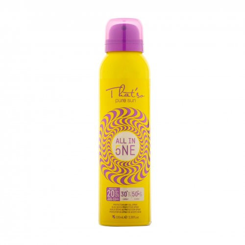 That'so All in One SPF 20*/30*/50+* Apsauga nuo saulės - trys SPF filtrai viename buteliuke 100ml