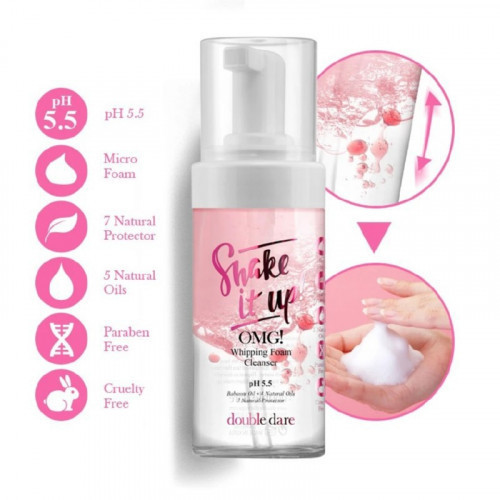OMG Shake It Up! Whipping Foam Cleanser Dvifazis veido odos prausiklis 115ml