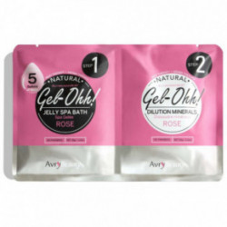 AvryBeauty Gel-Ohh Jelly Spa Pedi Bath Rose Gelinis SPA pėdoms su rožėmis 60g+35g