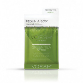 VOESH Pedi In A Box Deluxe 4in1 Green Tea Detox Pēdu ārstēšana Komplekts