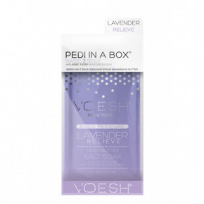 VOESH Basic Pedi In A Box 3in1 Lavender Relieve Procedūra kojoms Rinkinys