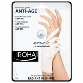 IROHA Hand & Nail Glove Mask Pearl Kaukė rankoms su perlais 1 vnt.