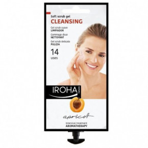 IROHA Apricot Soft Scrub Cleansing Gel Näo geel-koorija aprikoosiga 25ml