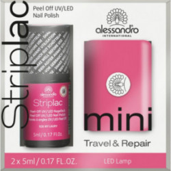 Alessandro Striplac Mini Travel & Repair Set - Pink Rinkinys