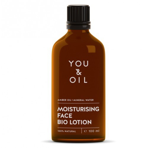 You&Oil Moisturising Face Bio Lotion Drėkinamasis bio losjonas veidui su gintaro aliejumi ir mineraliniu vandeniu 100ml