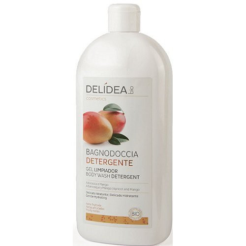 Delidea BIO Apricot and Mango Body Range Ekologiškas kūno prausiklis su mango ir abrikosų aliejumi 500ml
