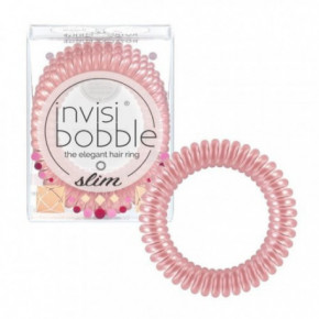 Invisibobble Slim matu gumija (Krāsa - Crystal Clear, 3 gab.) Royal Fudge