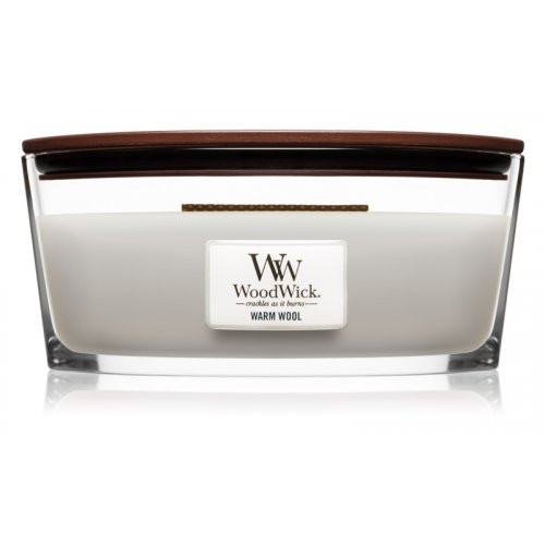 WoodWick Warm Wool Candle Žvakė Heartwick