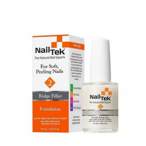 Nail Tek Ridge Filler Foundation 2 Vageles lyginantis lako pagrindas 15ml