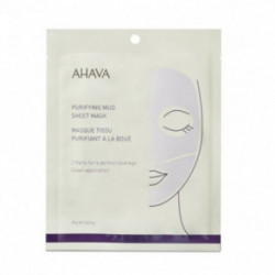 Ahava Purifying Mud Sheet Mask Valomoji purvo lakštinė kaukė 18g