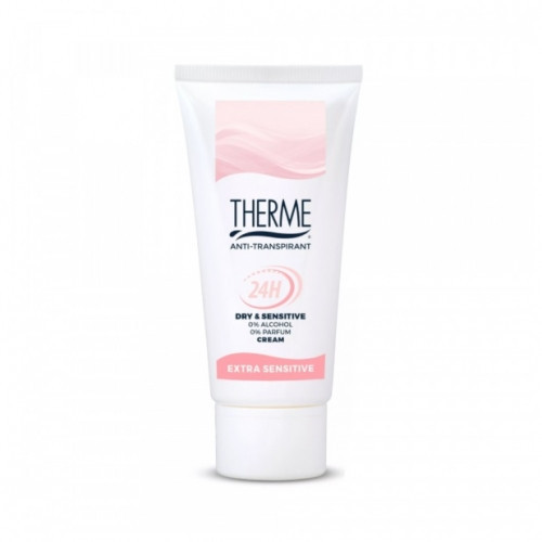 Therme Anti-Transpirant Extra Sensitive Cream Kreminis dezodorantas jautriai odai 60ml